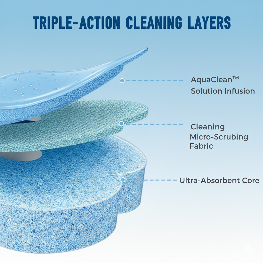 AquaClean ™ Disposable Toilet
Brush Set